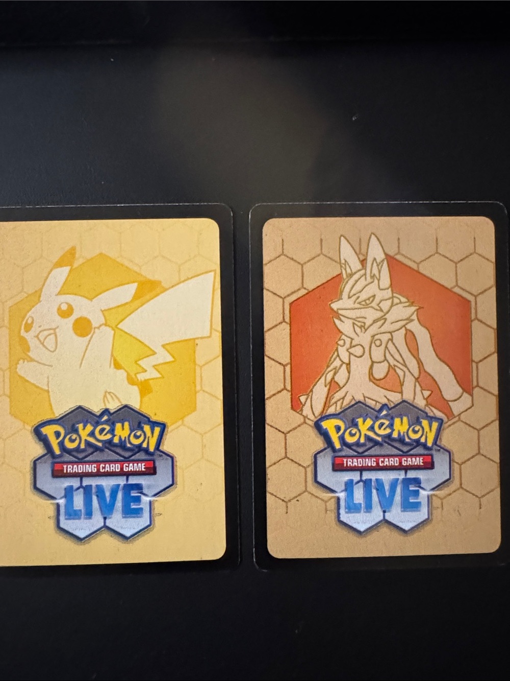(2) Pokemon Live Trading Cards - Pack # 7